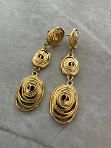 Spiral Drop Earrings