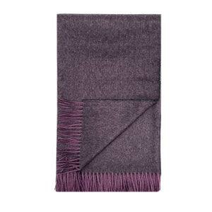 100% Baby Alpaca Scarf - Elderberry