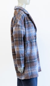 Plaid Car Coat Jacket