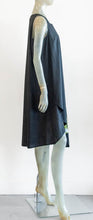 Load image into Gallery viewer, Luukaa Black Cotton Poplin Dress
