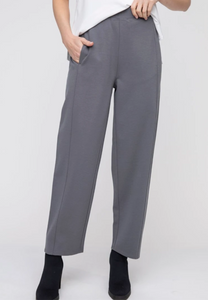 Liv Gray Long Ponte Knit Pants