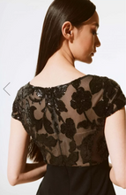 Load image into Gallery viewer, Ribkoff Black Short Sleeve Cocktail Dress
