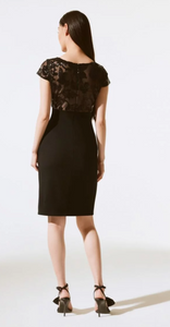 Ribkoff Black Short Sleeve Cocktail Dress