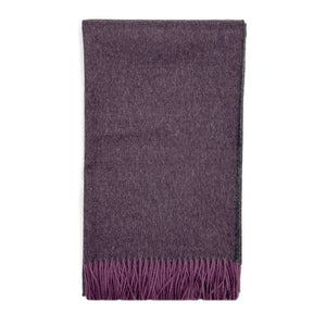 100% Baby Alpaca Scarf - Elderberry