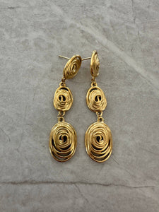 Spiral Drop Earrings