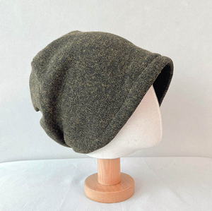 Women Winter Bungee Beanie Bandana Bucket Hat Stitched Wool