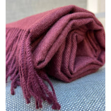 Load image into Gallery viewer, 100% Baby Alpaca Scarf - Malbec
