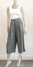 Load image into Gallery viewer, Yuvita Flat Front Wide Leg Linen Pant
