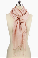 Load image into Gallery viewer, Linen Fringe Scarf
